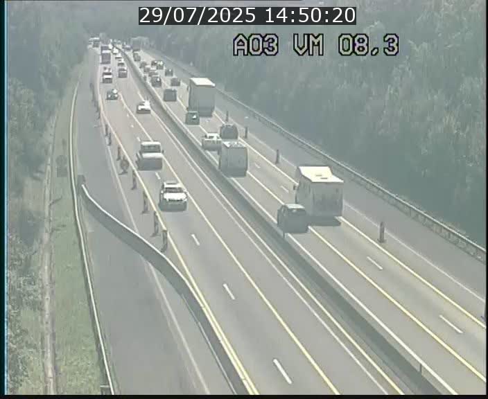 Traffic live webcam Luxembourg Bettembourg - A3 - BK 8.3 - direction France