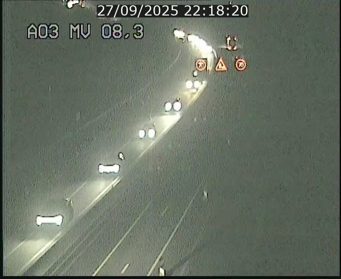 Webcam Autoroute après la Croix de Bettembourg en direction de Luxembourg sur l'A3