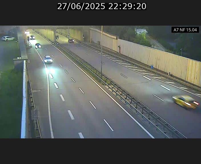 Caméra trafic Luxembourg - A7, Tunnel Mersch, entrée sud, direction Ettelbruck