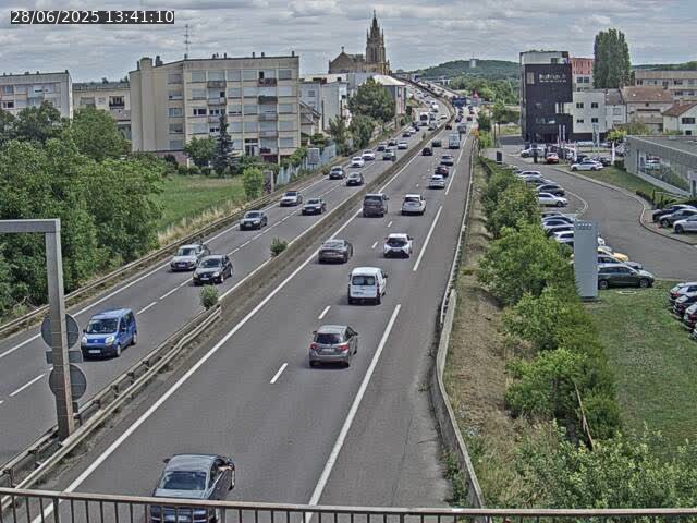 Caméra autoroute France - A31, Thionville direction Metz