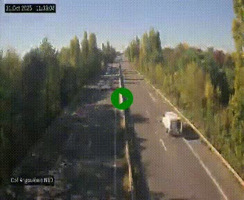 Webcam routière à la fin de la N10, en périphérique ouest d'Angouleme, proche de la jonction avec l'A10