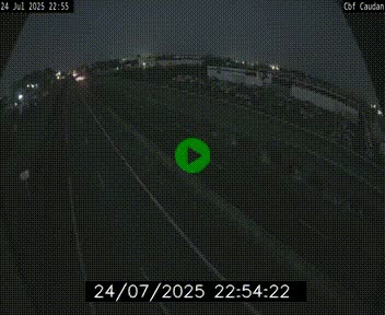 Webcam sur la N165 à hauteur de Caudan, dans le Morbihan.