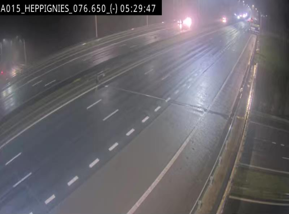 Webcam autoroute Belgique - Heppignies - E42 direction Namur - BK 76.4
