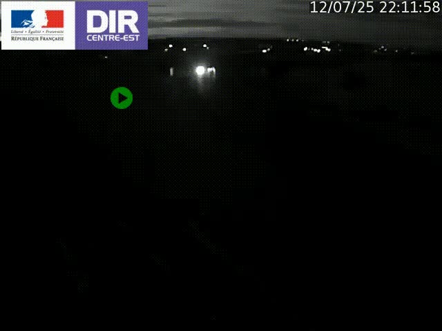 Webcam sur le contournement de Valence, sur la Nationale 7, caméra orientée vers Lyon