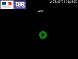 Webcam traffic à Grenoble-sud sur l'autoroute A480. Vue orientée vers l'entrée et la sortie de Grenoble