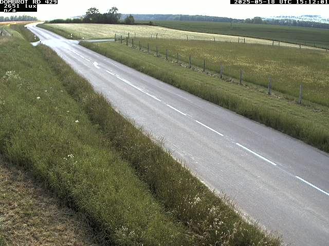 Webcam à Dombrot-le-Sec dans le département des Vosges sur la D429 à 407 mètres d'altitude