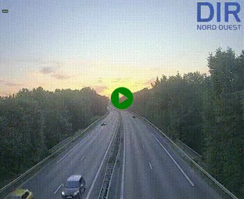 Webcam sur le périphérique de Caen (N814) à l'est de la ville, à Mondeville hauteur de la sortie 2, Presqu'île-Rives de l'Orne, au bout de l'autoroute A13