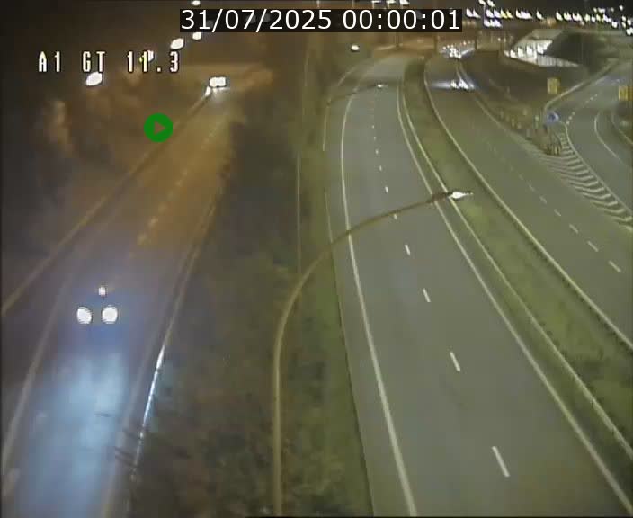 Traffic live webcam Luxembourg Senningerberg - A1 direction Allemagne - BK 11.3