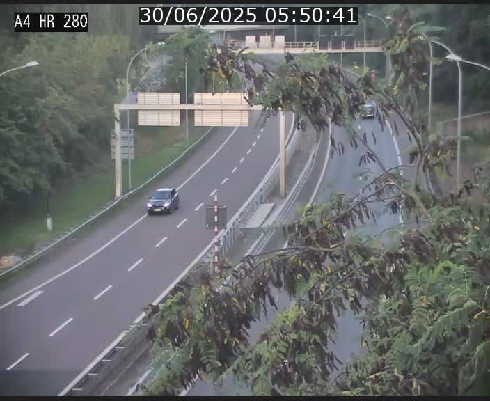 Webcam traffic A4 Luxembourg - BK 0.2 - P+R Bouillon (direction Luxembourg)