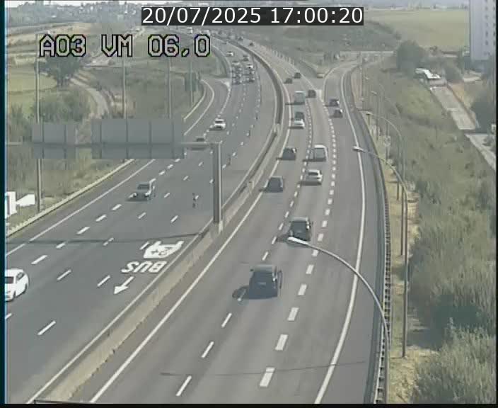 Traffic live webcam Luxembourg Aire de Berchem - A3 - BK 6 - direction France