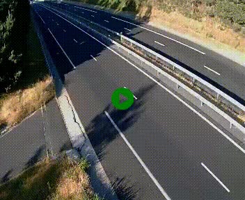 Caméra autoroute A75 à hauteur du col des Issartets en direction de Montpellier