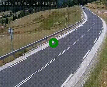 Webcam routière au niveau du col de la Chavade en Ardèche, sur la N102 à 1266 mètres d'altitude
