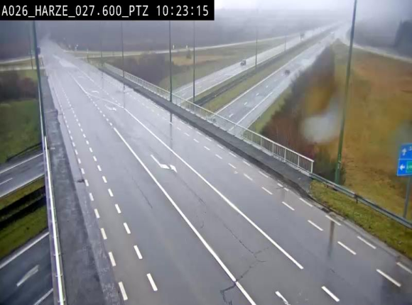 Caméra autoroute Belgique - Sougné-Remouchamps,E25 direction Luxembourg