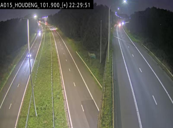 Webcam autoroute Belgique - Houdeng-Goegnies - Jonction E19/E42 direction Tournai/Mons - BK 101.85