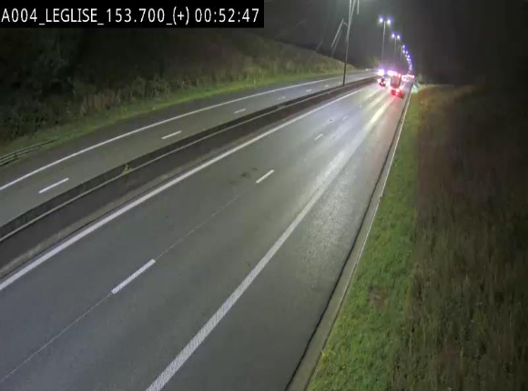 Webcam autoroute E411 à hauteur de Léglise, en direction de Luxembourg