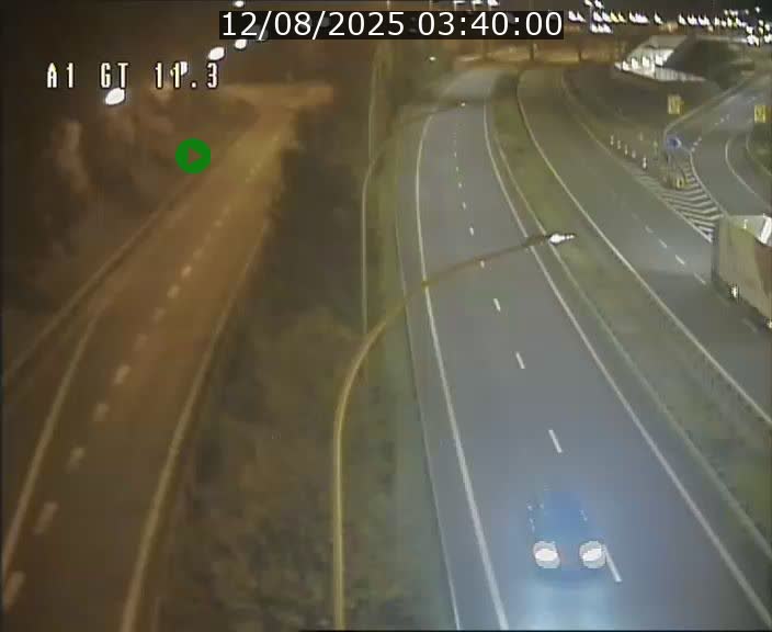 Traffic live webcam Luxembourg Senningerberg - A1 direction Allemagne - BK 11.3