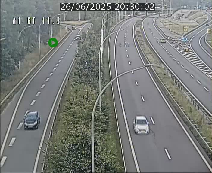 Traffic live webcam Luxembourg Senningerberg - A1 direction Allemagne - BK 11.3