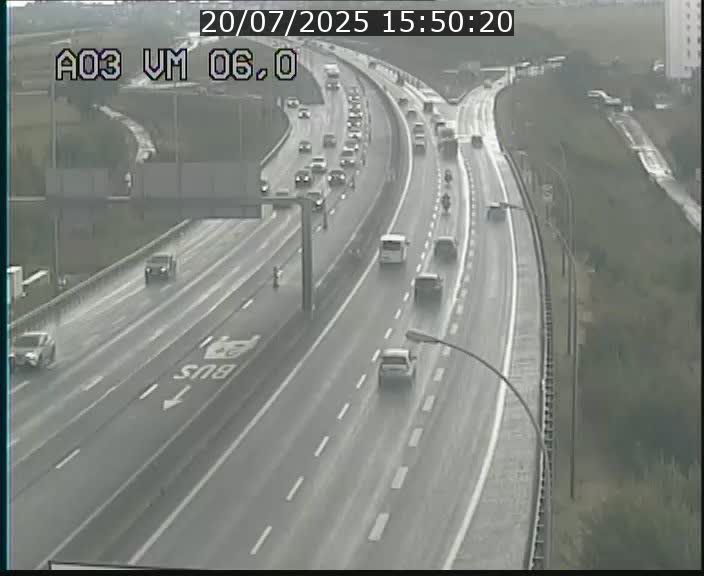 Traffic live webcam Luxembourg Aire de Berchem - A3 - BK 6 - direction France