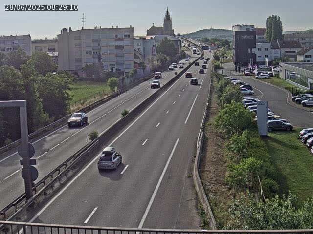 Caméra autoroute France - A31, Thionville direction Metz
