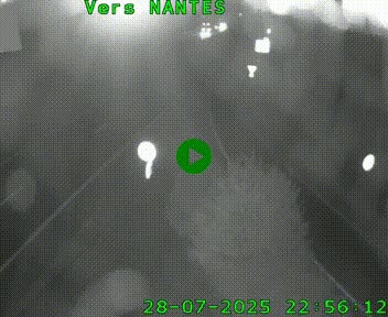 Webcam N147 au nord de Poitiers et à la jonction avec la A10