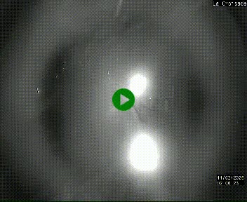 Webcam au carrefour de la croisade, à la jonction entre la N22 et la N320, avant le poste de douane franco-andorrane. Webcam à 1790 mètres d'altitude