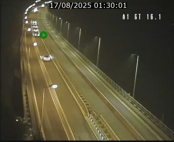Traffic live webcam Luxembourg Niederanven - A1 direction Allemagne - BK 16.1