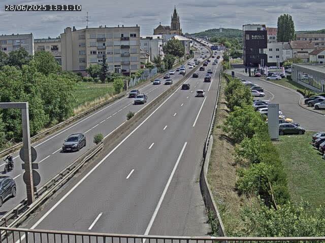 Caméra autoroute France - A31, Thionville direction Metz