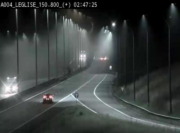 Caméra autoroute Belgique - Côte de Léglise, E411(A4) direction Luxembourg
