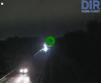 Webcam sur le périphérique de Caen (N814) à l'est de la ville, à Mondeville hauteur de la sortie 2, Presqu'île-Rives de l'Orne, au bout de l'autoroute A13