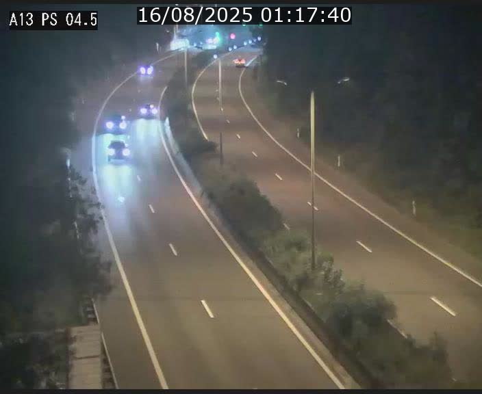 Traffic live webcam Luxembourg Differdange - A13 direction Esch-sur-Alzette - BK 4.5