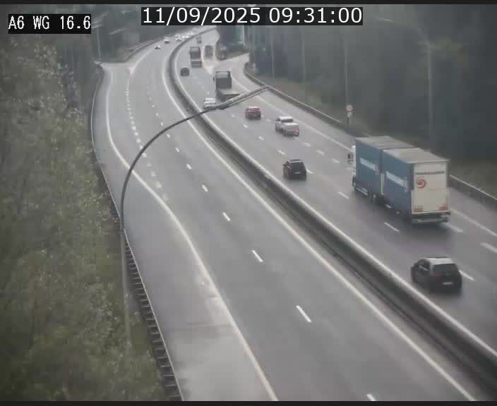 Traffic live webcam Luxembourg Aire de Capellen - A6 - BK 16.6 - direction Luxembourg/France/Allemagne