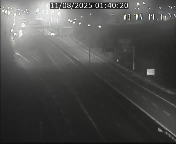 Traffic live webcam Luxembourg Croix de Bettembourg A3 - BK 11.1 - direction Luxembourg-ville