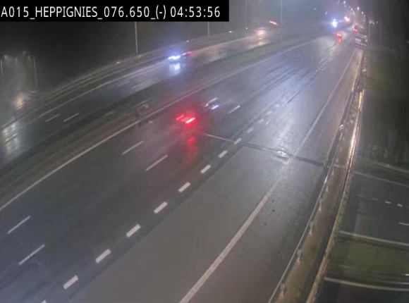 Webcam autoroute Belgique - Heppignies - E42 direction Namur - BK 76.4