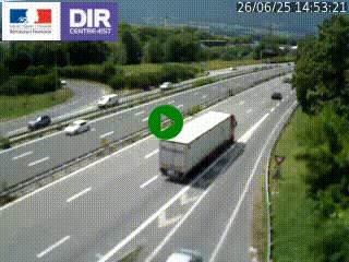Caméra routière à hauteur de la sortie 15 Chambéry-centre au PK 4,103 en direction d'Albertville