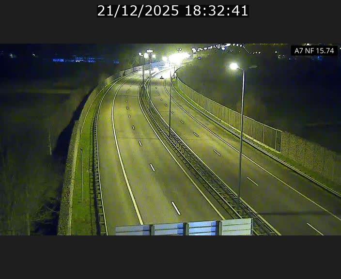 Caméra trafic Luxembourg - A7, Tunnel Mersch, entrée nord, direction Lorentzweiler