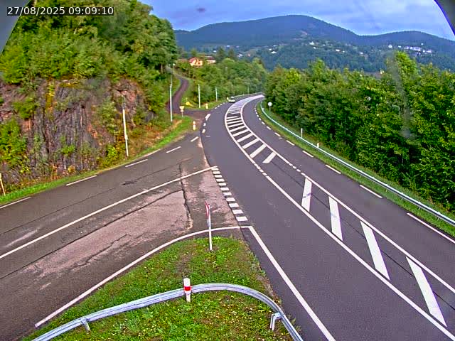 Caméra autoroute France - N66, col du Bussang direction Remiremont