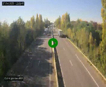Webcam routière à la fin de la N10, en périphérique ouest d'Angouleme, proche de la jonction avec l'A10