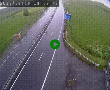 Caméra autoroute A75 à hauteur du col de la Fageole en direction de Clermont-Ferrand