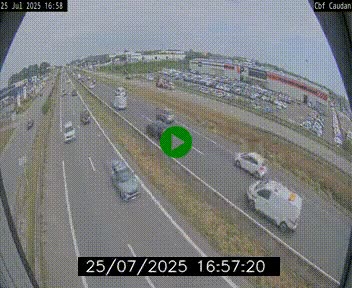 Webcam sur la N165 à hauteur de Caudan, dans le Morbihan.