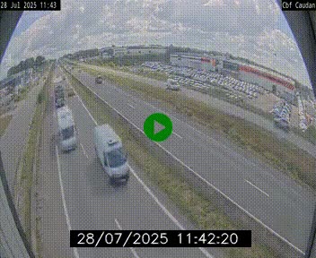 Webcam sur la N165 à hauteur de Caudan, dans le Morbihan.