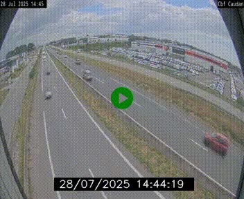 Webcam sur la N165 à hauteur de Caudan, dans le Morbihan.
