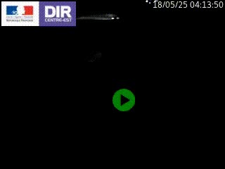 Webcam traffic à Grenoble-sud sur l'autoroute A480. Vue orientée vers l'entrée et la sortie de Grenoble