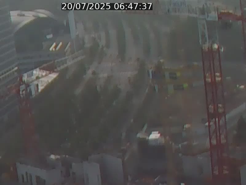 Webcam sur l'avenue John Fitzgerald Kennedy (N51) avec vue orientée vers le Findel