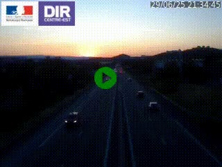 Caméra autoroute à Saint-Etienne (Les Littes) à hauteur du Ikea Saint-Etienne sur l'A72 en direction de Roanne