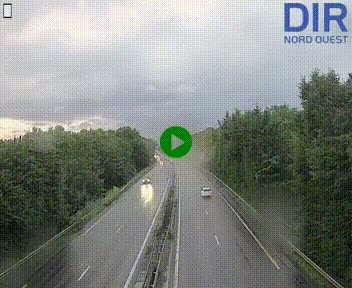 Webcam sur le périphérique de Caen (N814) à l'est de la ville, à Mondeville hauteur de la sortie 2, Presqu'île-Rives de l'Orne, au bout de l'autoroute A13