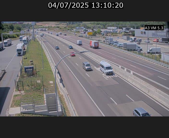 Traffic live webcam Luxembourg Aire de Berchem - A3 - BK 5 - direction France