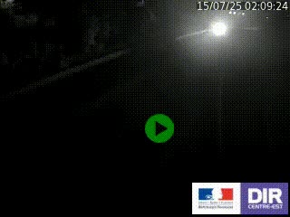 Caméra autoroutière sur l'A47 à hauteur de Givors, a proximité de Lyon. La webcam est orientée vers Lyon