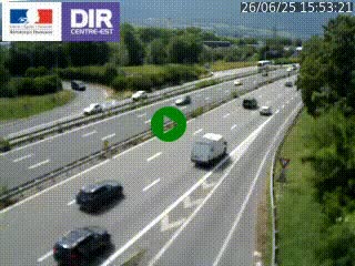 Caméra routière à hauteur de la sortie 15 Chambéry-centre au PK 4,103 en direction d'Albertville