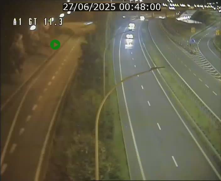 Traffic live webcam Luxembourg Senningerberg - A1 direction Allemagne - BK 11.3