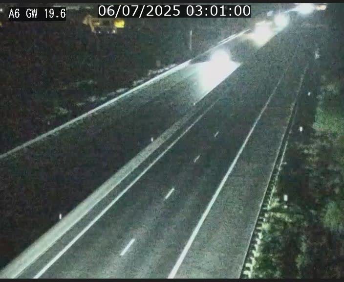 Traffic live webcam Luxembourg - Steinfort - A6 - BK 19.6 - direction Belgique
